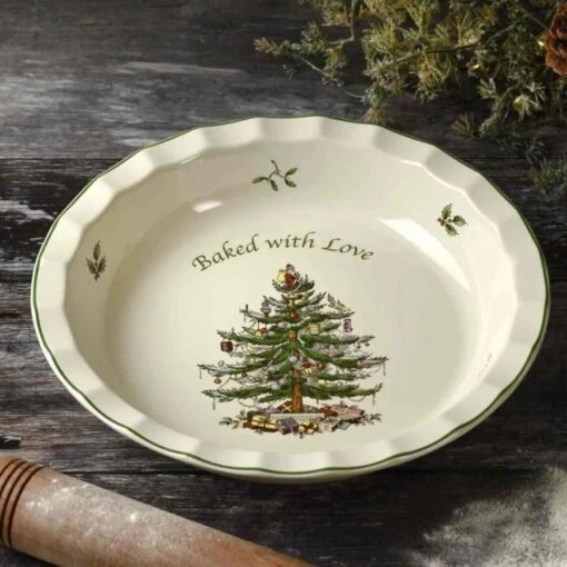 Spode Sculpted Pie Dish, 25.5cm -Kitchen Appliances Sale 1CTRSPO7400 004 1