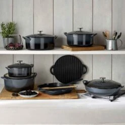 Denby Cast Iron Griddle Pan, 25cm, 1.6L -Kitchen Appliances Sale 1HLODEN0521 003