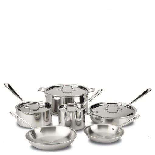 3-Ply - 10 Piece Stainless Steel Cookware Set -Kitchen Appliances Sale 7ACNALC1488 001 3