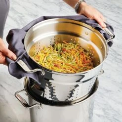 Stainless Steel Pasta Multi-Pot With Lid, 36cm -Kitchen Appliances Sale 7ACNALC5674 006