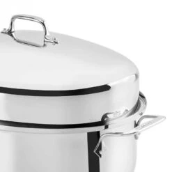 Covered Stainless Steel Oval Roaster With Flat Rack, 38x30.5cm, 9.5L -Kitchen Appliances Sale 7ACNALC7979 003 2