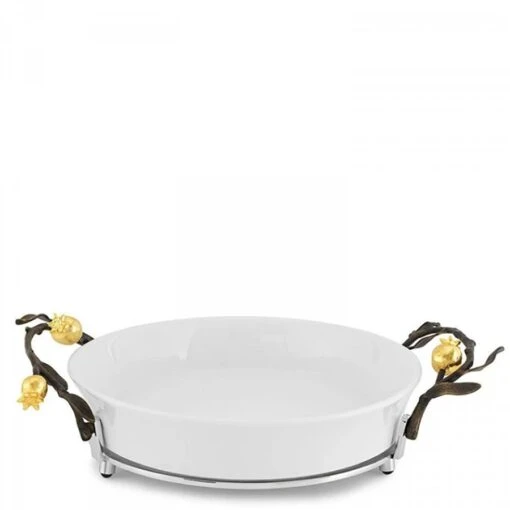 Porcelain Pie Dish With Stand, 26.5cm -Kitchen Appliances Sale 7ARAARM1244 001 1