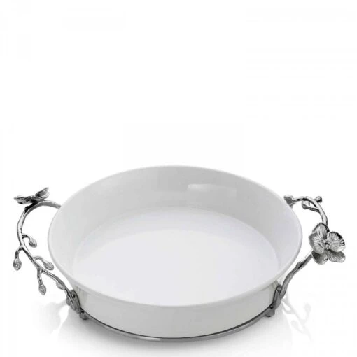 Round Pie Dish With Stand, 26.5cm -Kitchen Appliances Sale 7ARAARM1825 001 1