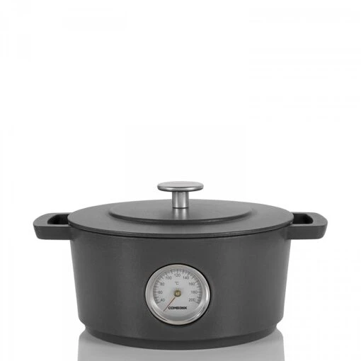 French/Dutch Oven With Thermometer, Cm, 4L - Grey -Kitchen Appliances Sale 7BRCGWS1351 001 9