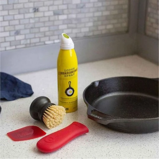 Lodge 4 Piece Seasoned Cast Iron Care Kit -Kitchen Appliances Sale 7CUTGWS1047 002 1