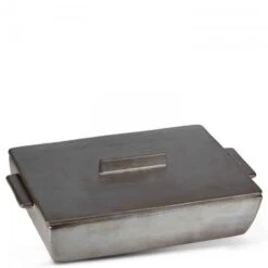 Rectangular Covered Casserole Dish, 35x23.5cm - Platinum -Kitchen Appliances Sale 7DUTDUT4001 002 1