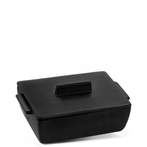 Rectangular Covered Casserole Dish, 20x13.5cm - Black -Kitchen Appliances Sale 7DUTDUT4004 002 1