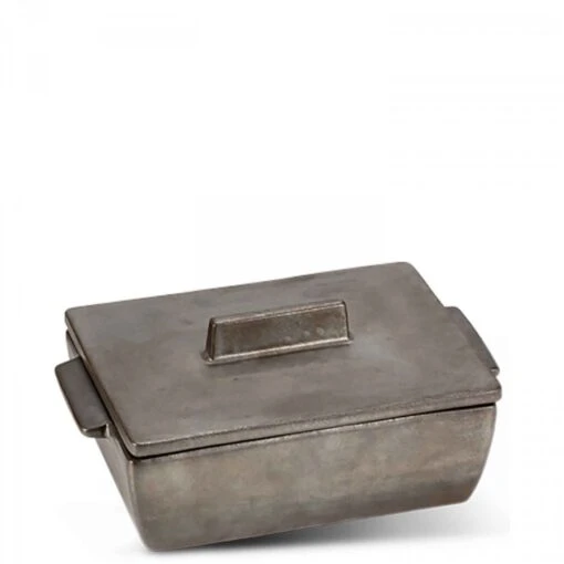 Rectangular Covered Casserole Dish, 20x13.5cm - Platinum -Kitchen Appliances Sale 7DUTDUT4005 002 1