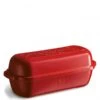 Emile Henry Grand Cru (Grenade) - Covered Rectangular Bread/Loaf Baker, 39x16.5cm, 2.3L - Red -Kitchen Appliances Sale 7EMHEMI5503 001 1