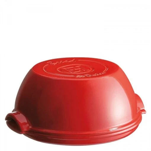 Emile Henry Grand Cru (Grenade) - Covered Round Bread/Loaf Baker, 30cm, 5.2L - Red -Kitchen Appliances Sale 7EMHEMI5507 001 1