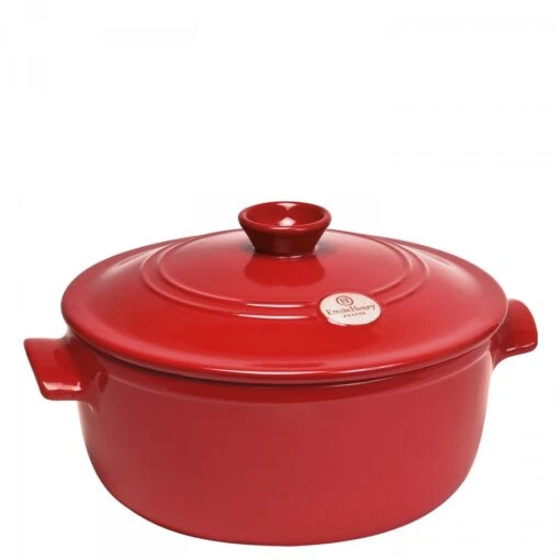 Emile Henry Grand Cru (Grenade) - Stewpot, 28.5cm, 5.2L - Red -Kitchen Appliances Sale 7EMHEMI553G 001