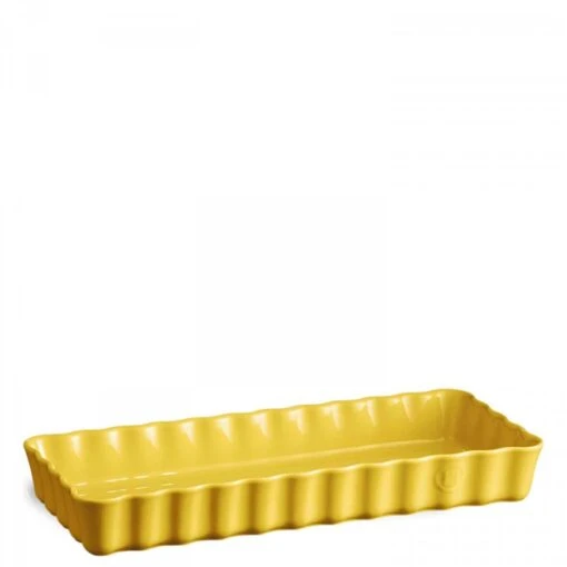 Emile Henry Provence - Rectangular Tart Dish, 36x15cm, 1.3L - Yellow -Kitchen Appliances Sale 7EMHEMI6034 001 2