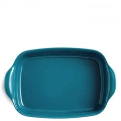 Emile Henry Calanque - Rectangular Baking Dish, 36x23cm, 2.9L - Blue -Kitchen Appliances Sale 7EMHEMI965B 003 2