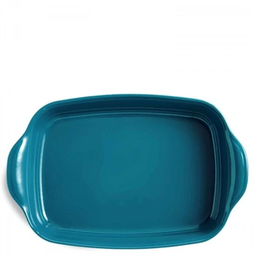 Emile Henry Calanque - Rectangular Baking Dish, 42x27cm, 4.5L - Blue -Kitchen Appliances Sale 7EMHEMI965C 003 2