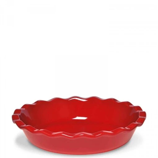 Emile Henry Grand Cru (Grenade) - Round Pie Dish, 26cm, 1.2L - Red -Kitchen Appliances Sale 7EMHEMIG131 001 3