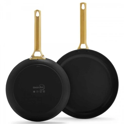 Greenpan 2 Piece Non-Stick Frying Pan Set - Black/Gold -Kitchen Appliances Sale 7GRPGRP2907 001