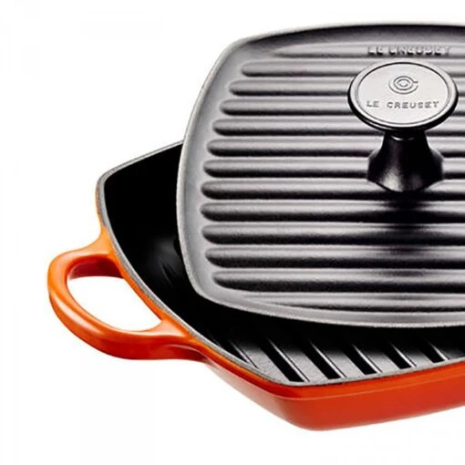 Le Creuset Cookware - 2 Piece Skillet Grill And Panini Press Set -Kitchen Appliances Sale 7LEFLEC4098 002 1