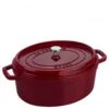 Staub Oval Cocotte Pot, 37.5x31cm, 5.5L - Bordeaux -Kitchen Appliances Sale 7ZWLGWS1015 001 1