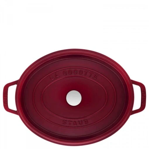 Staub Oval Cocotte Pot, 37.5x31cm, 5.5L - Bordeaux -Kitchen Appliances Sale 7ZWLGWS1015 002 1