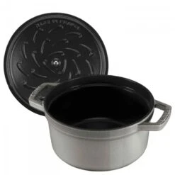 Staub Round Cocotte Pot, 26cm, 5.3L - Graphite -Kitchen Appliances Sale 7ZWLGWS1016 004 1