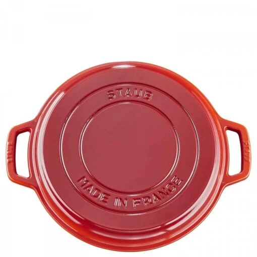 Staub Round French/Dutch Oven With Grill Pan, 28cm, 6.1L - Cherry -Kitchen Appliances Sale 7ZWLGWS1018 002 1